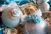 Набор новогодних шаров "Голубая мечта"
