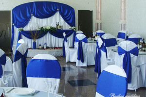 "Ренесанс", свадьба в синем цвете