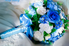 Свадьба в синем и голубом цветах