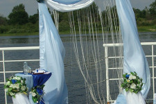Свадьба в синем и голубом цветах