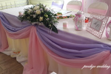 Свадьба в фиолетовом и розовом цвете