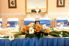 Оформление стола для свадьбы